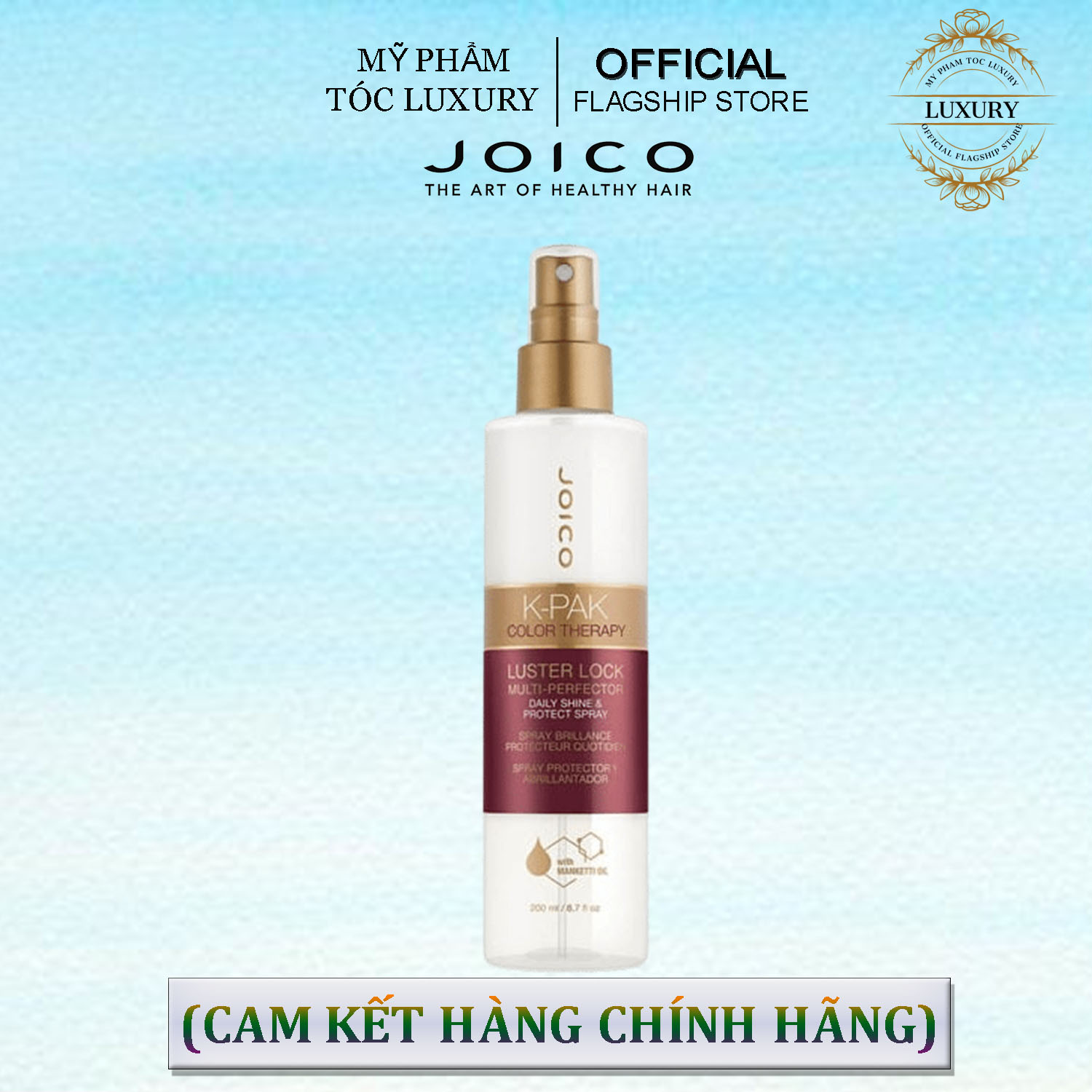 XỊT DƯỠNG JOICO K-PAK DƯỠNG MÀU VÀ TĂNG ĐỘ SÁNG BÓNG 200ML